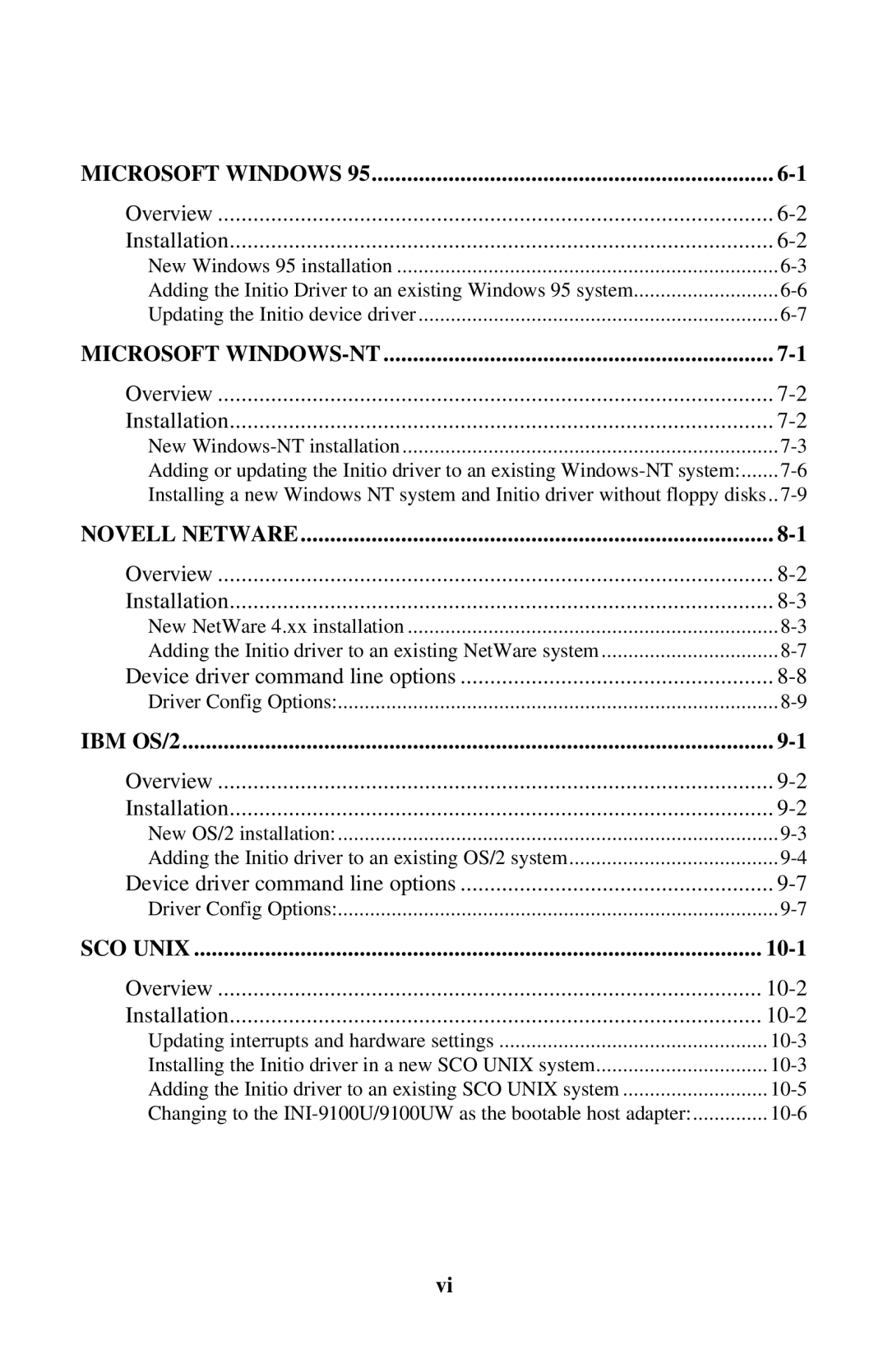 Initio INI-9100UW user manual Microsoft Windows, 10-1 