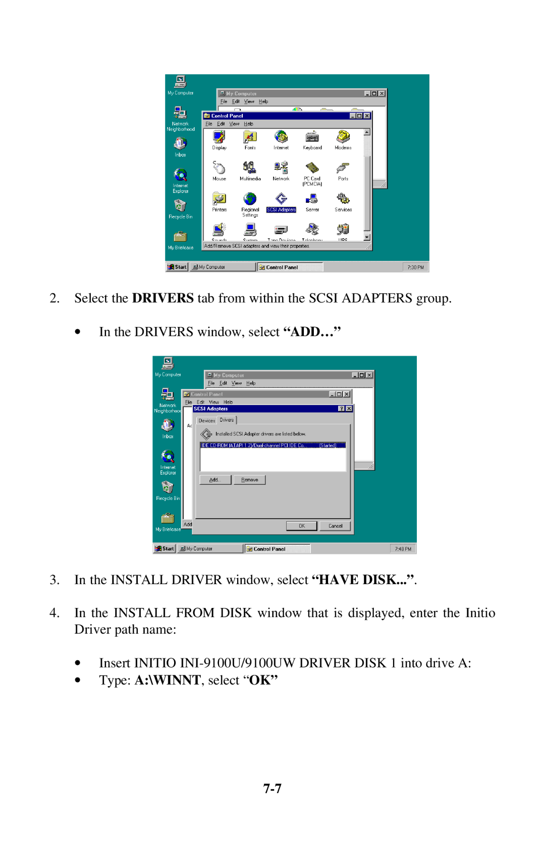 Initio INI-9100UW user manual 