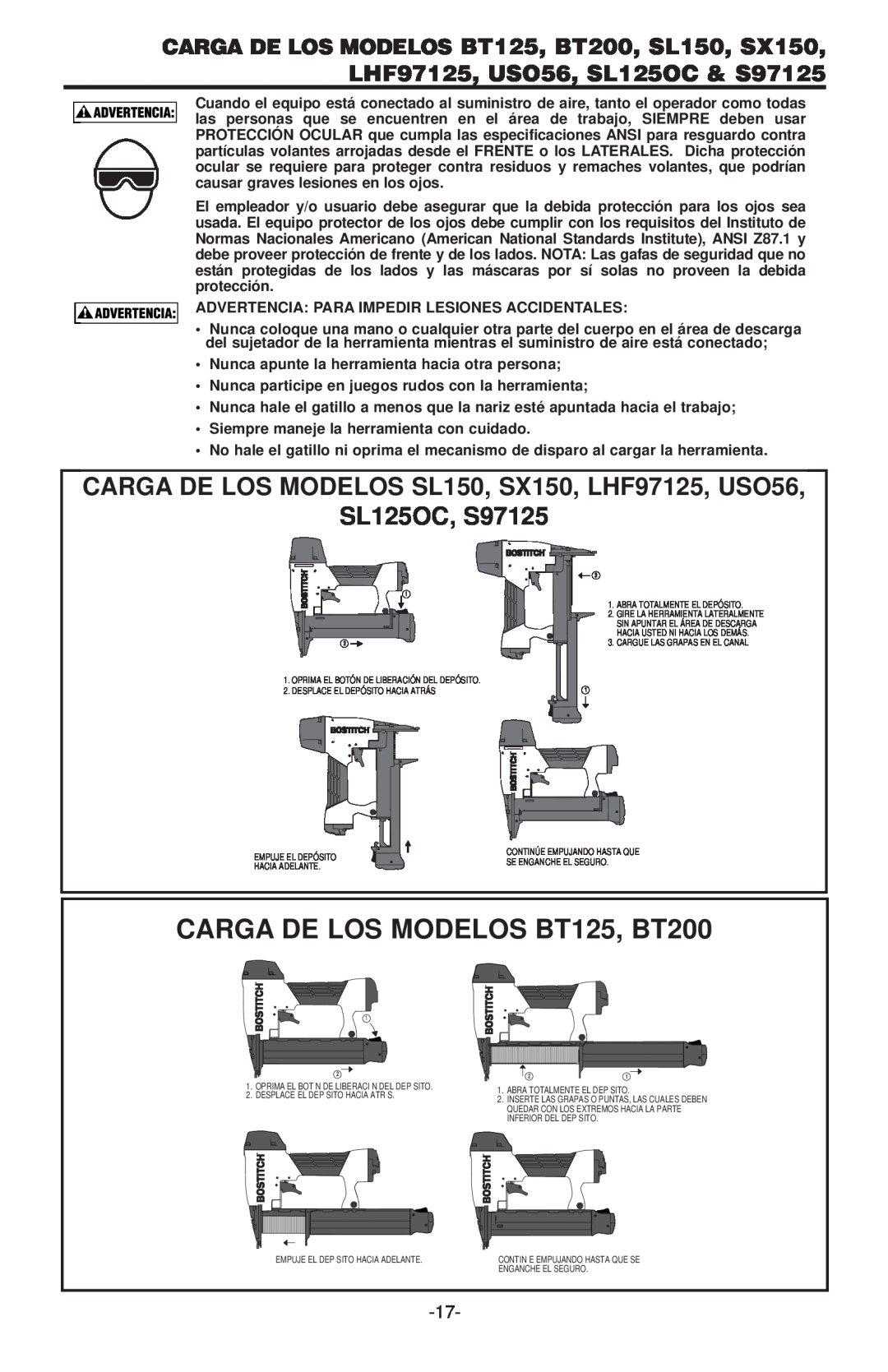 Inova SX150-BHF CARGA DE LOS MODELOS BT125, BT200, CARGA DE LOS MODELOS SL150, SX150, LHF97125, USO56 SL125OC, S97125 