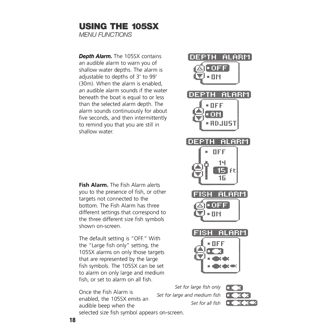 Insignia manual Using the 105SX 