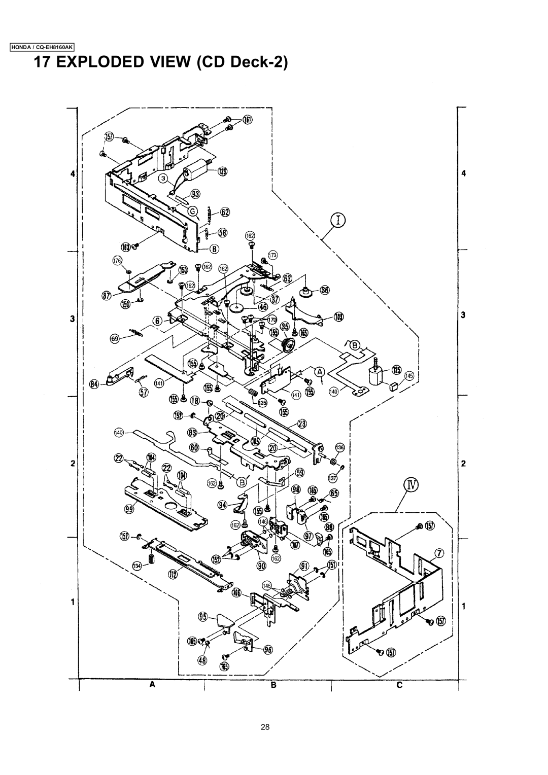 Insignia CQ-EH8160AK dimensions Exploded View CD Deck-2 