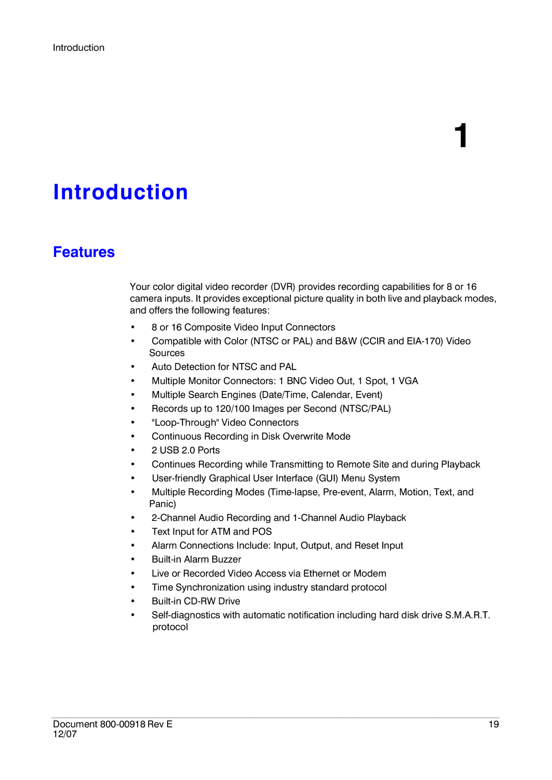 Insignia HRSD16 manual Introduction, Features 