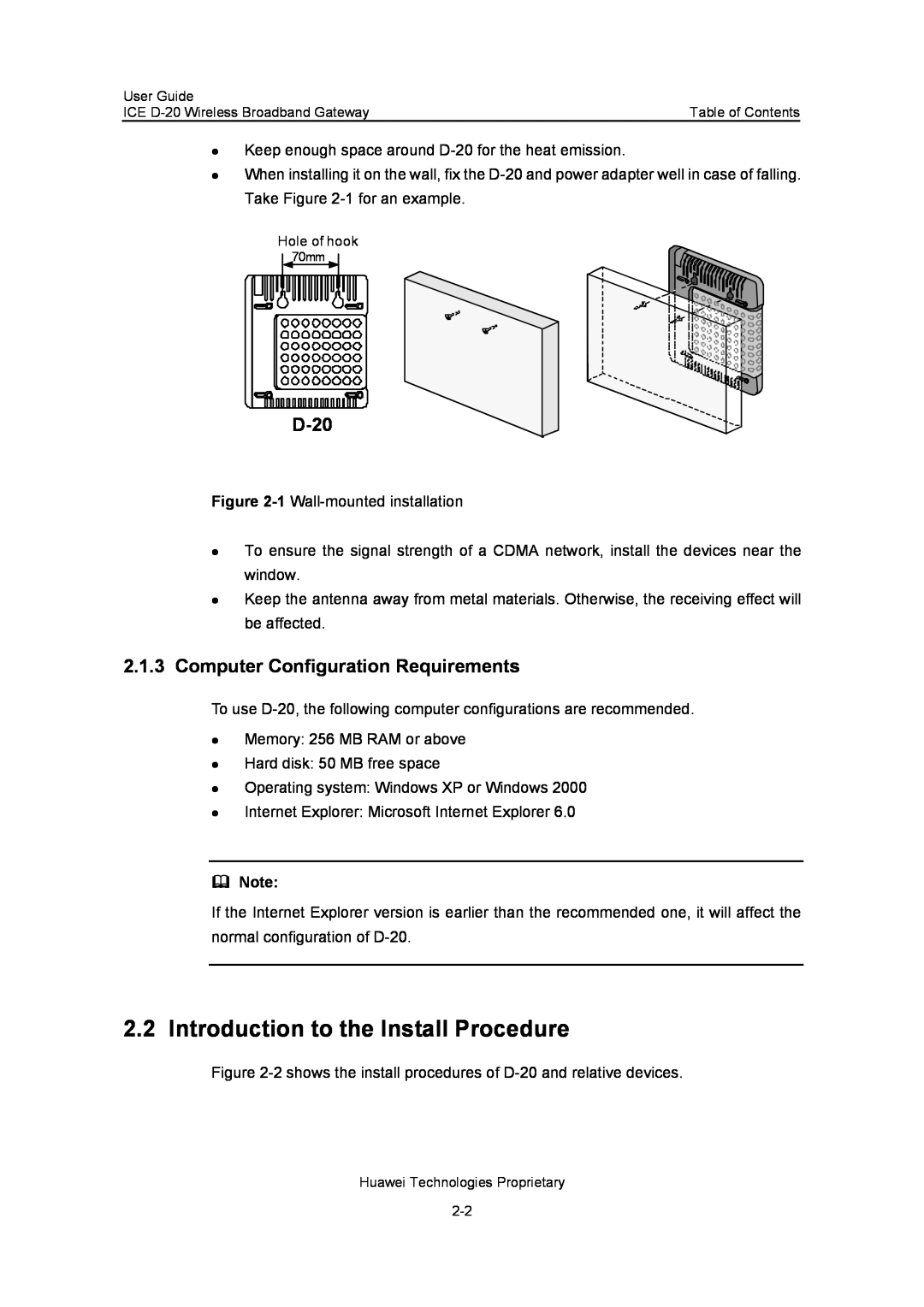 Insignia ICE D-20 EC506 manual Introduction to the Install Procedure, Computer Configuration Requirements 