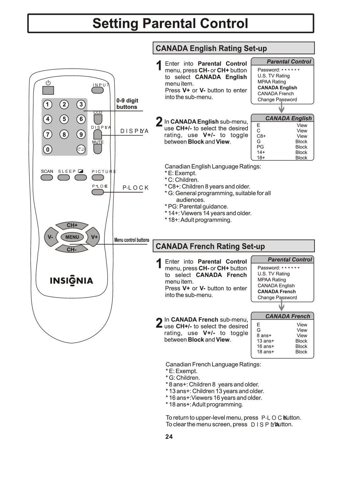 Insignia IS-TV040919 manual Input Display 