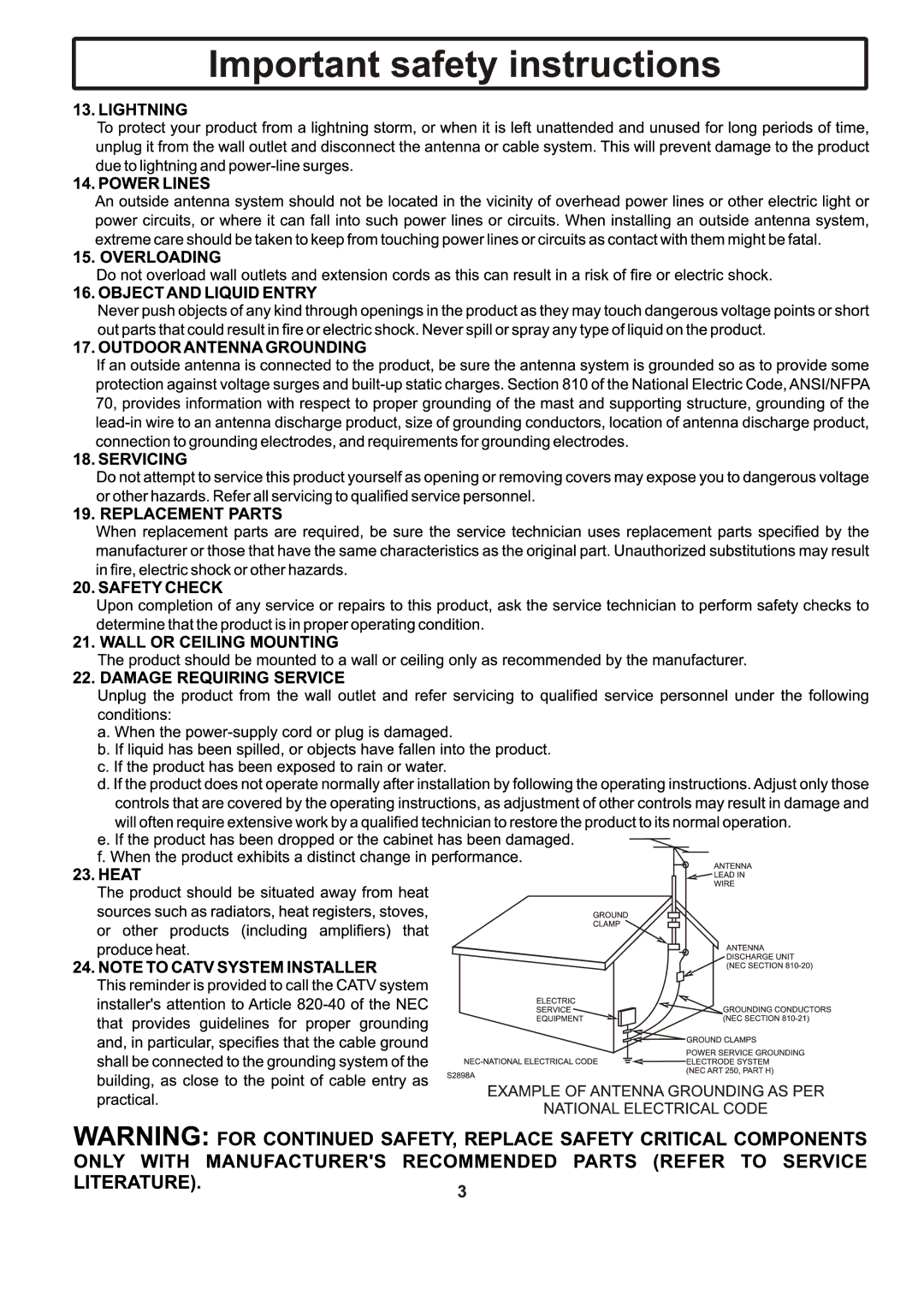 Insignia IS-TV040919 manual 