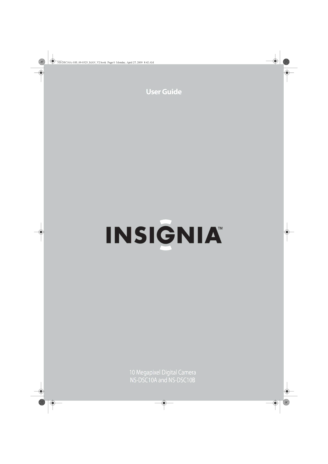 Insignia NS-DSC10B, NS-DSC10A manual User Guide 