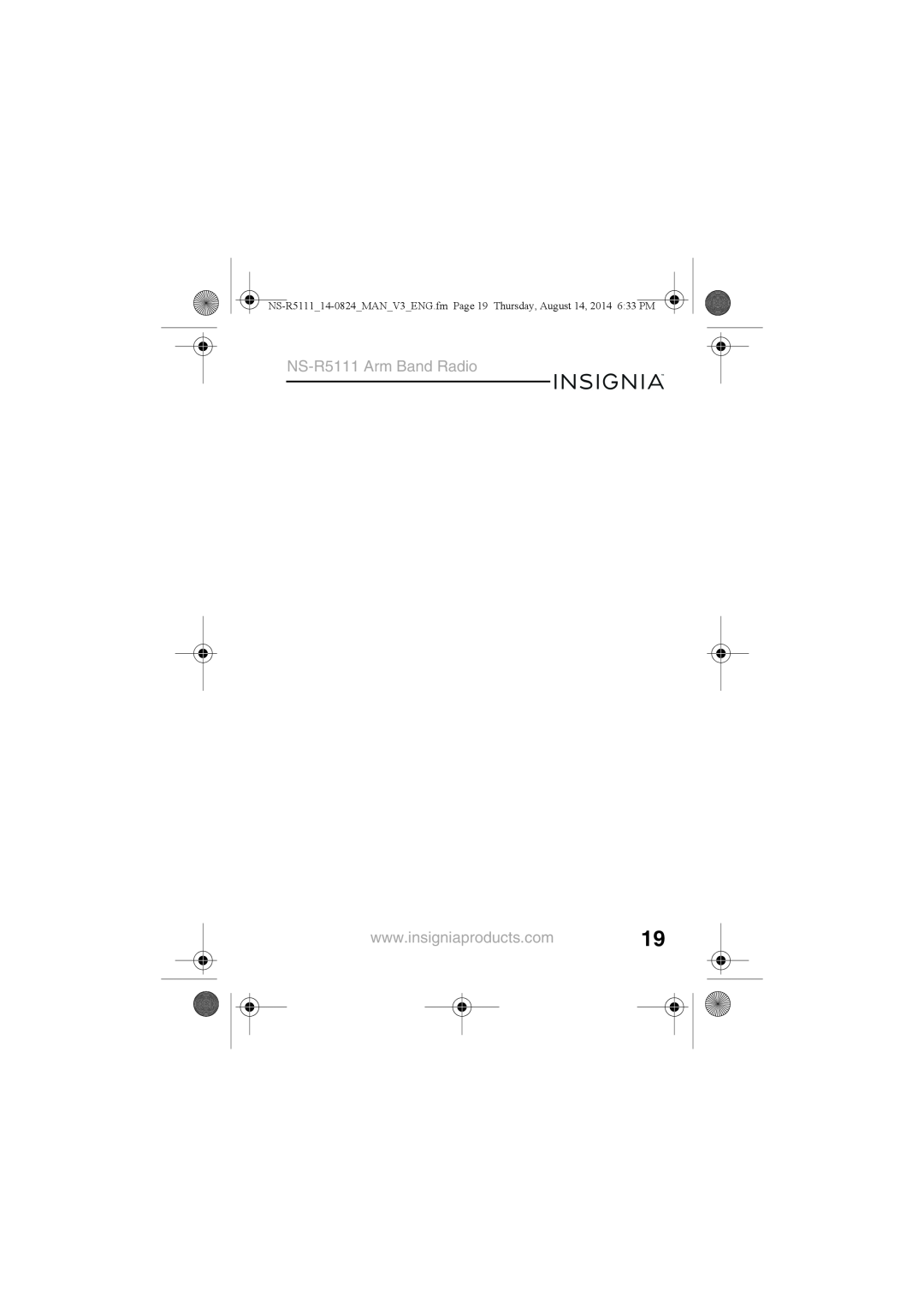 Insignia NS-R5111 manual 