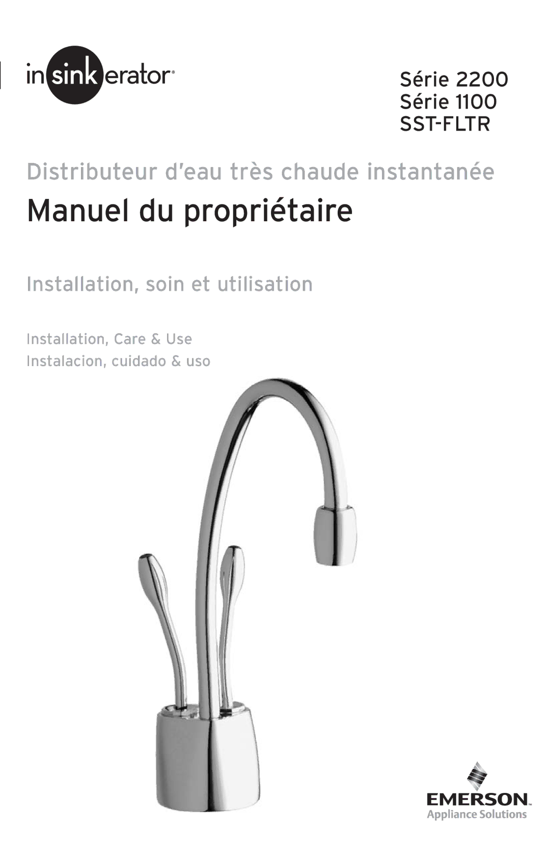 InSinkErator 1100 owner manual Manuel du propriétaire 