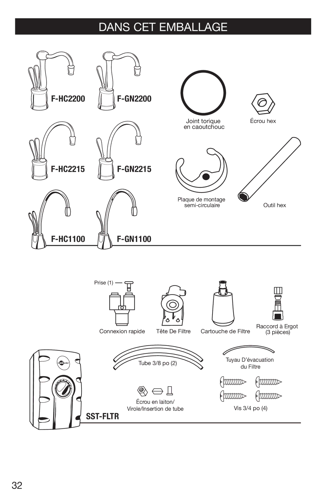 InSinkErator 1100 owner manual Dans CET Emballage 