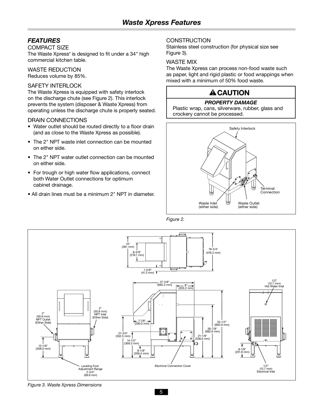 InSinkErator 14481 manual Waste Xpress Features 