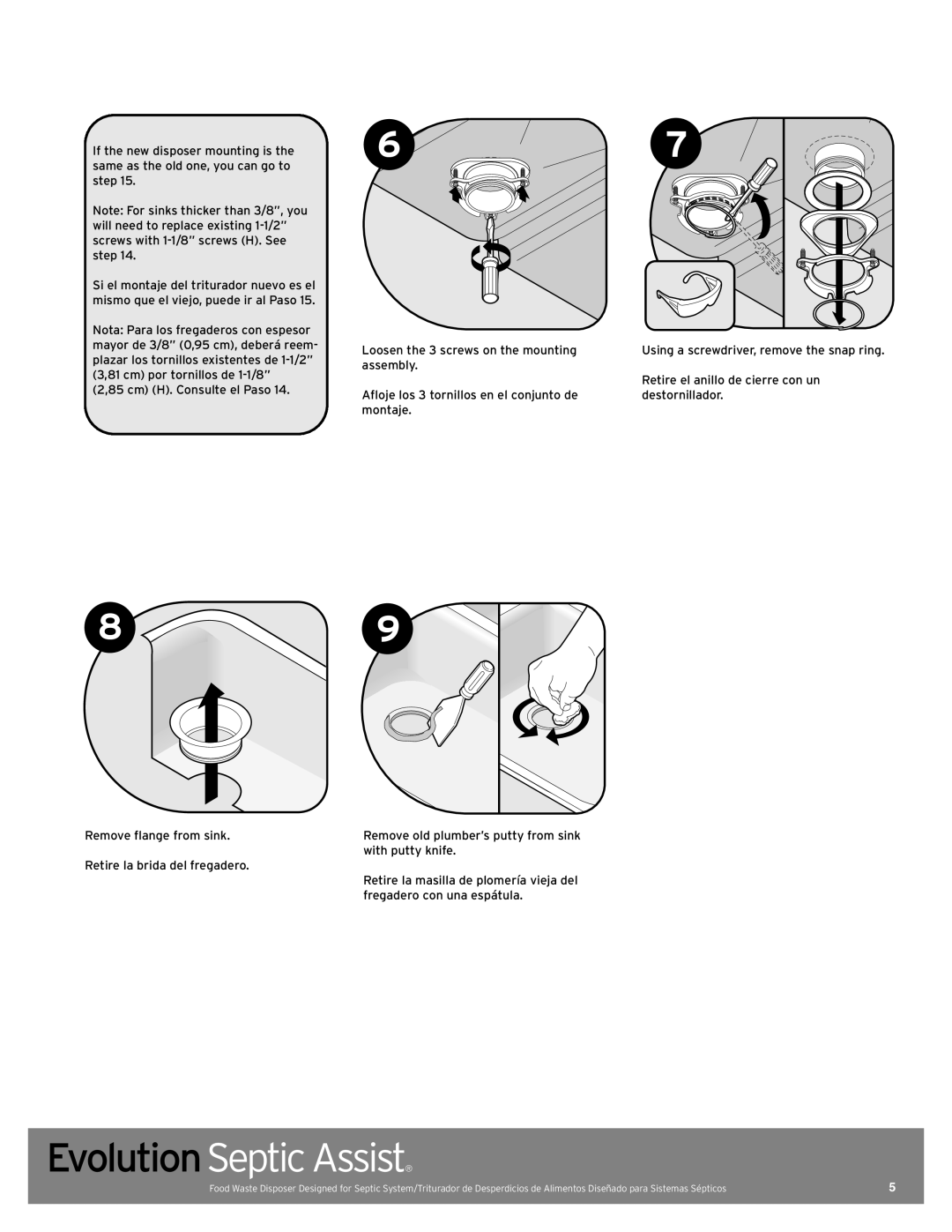 InSinkErator 76137 manual Evolution SepticAssist 