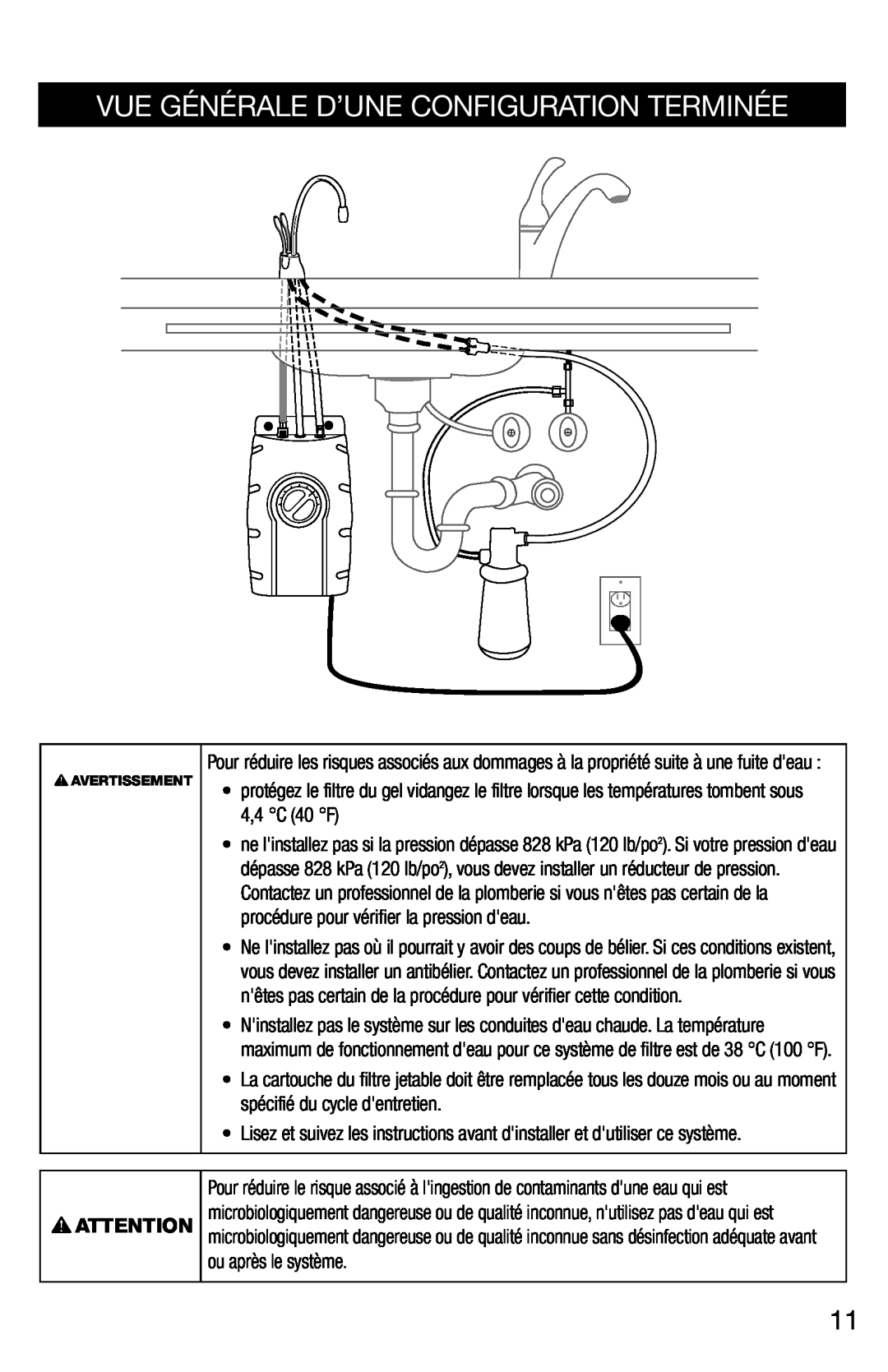 InSinkErator F-201R installation instructions Vue Générale D’Une Configuration Terminée 
