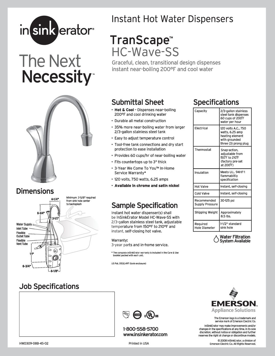 InSinkErator HC-Wave-SS manual 