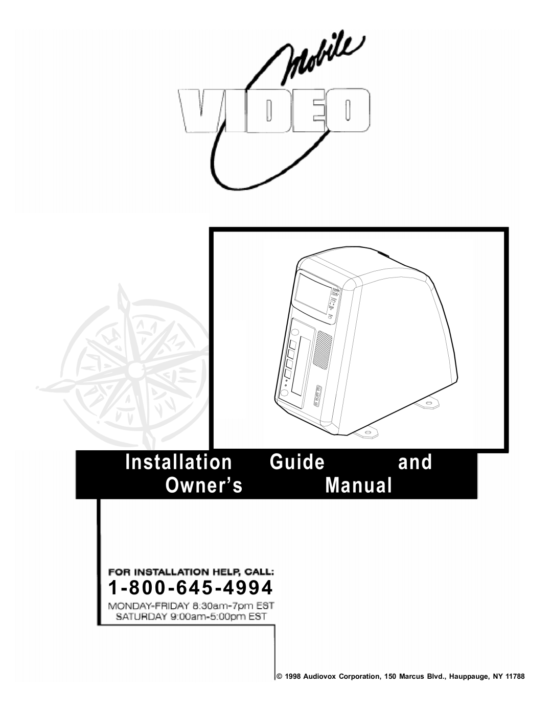 Intec AVT-597 owner manual Installation 