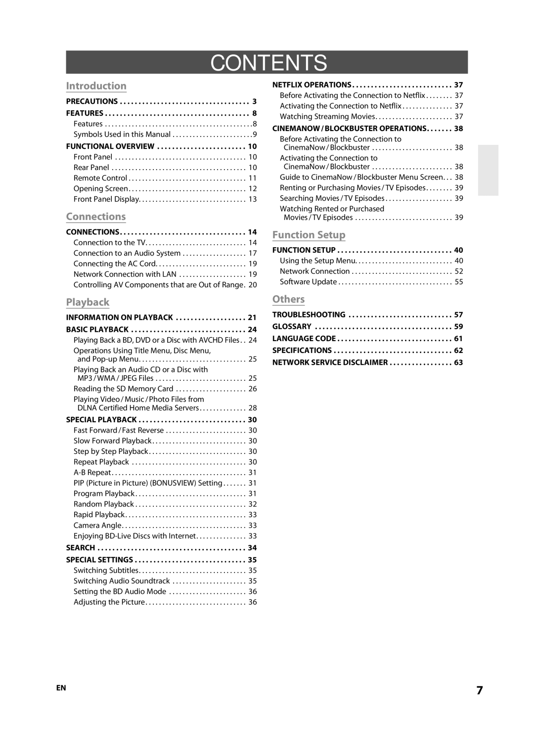 Integra E5SF1UD, DBS-30.2, 1VMN29753 manual Contents 