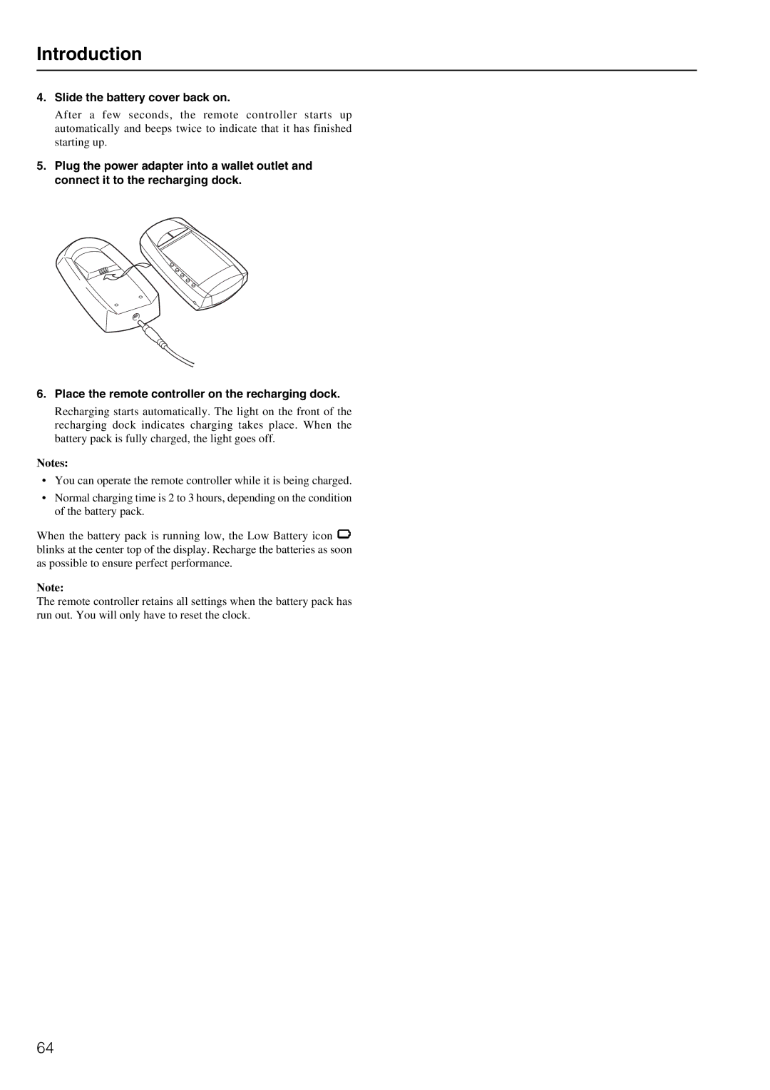 Integra DTR-8.2 instruction manual Introduction 