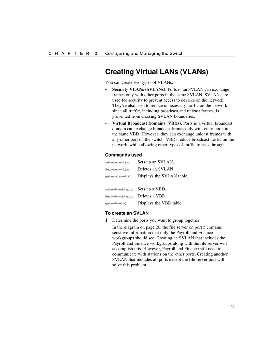 Intel 10/100 manual Creating Virtual LANs VLANs, To create an Svlan 