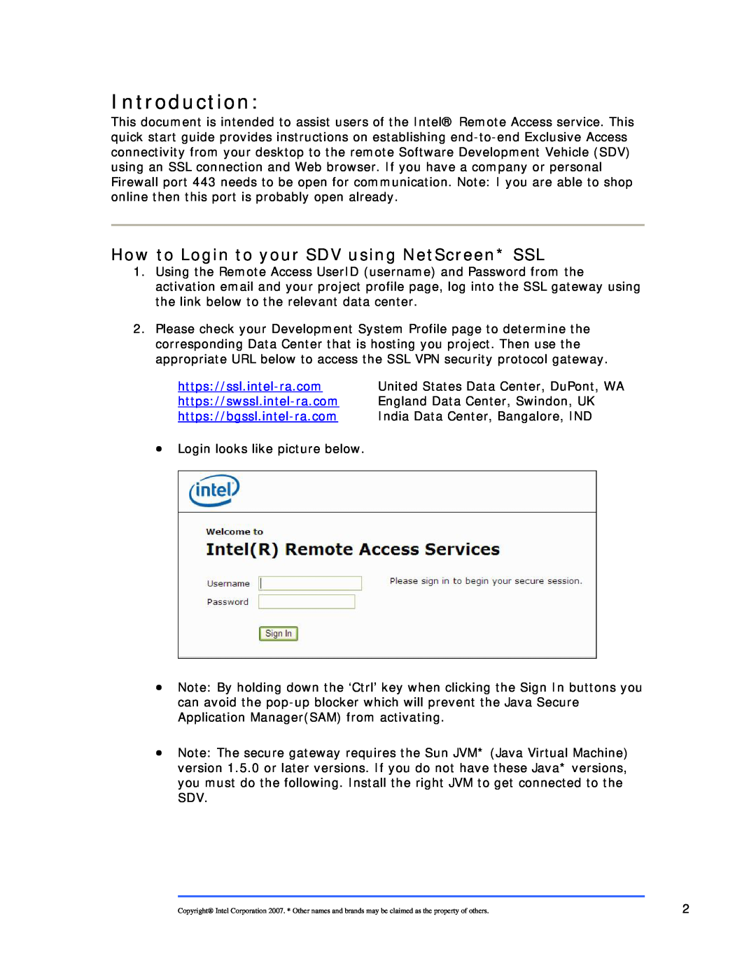 Intel 120000 United States Data Center, DuPont, WA, England Data Center, Swindon, UK, India Data Center, Bangalore, IND 