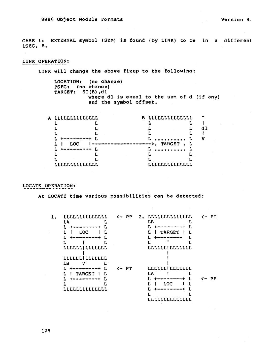 Intel 121748-001 manual Link Operation, Pseg, Llllllllllllll Locate Operation 