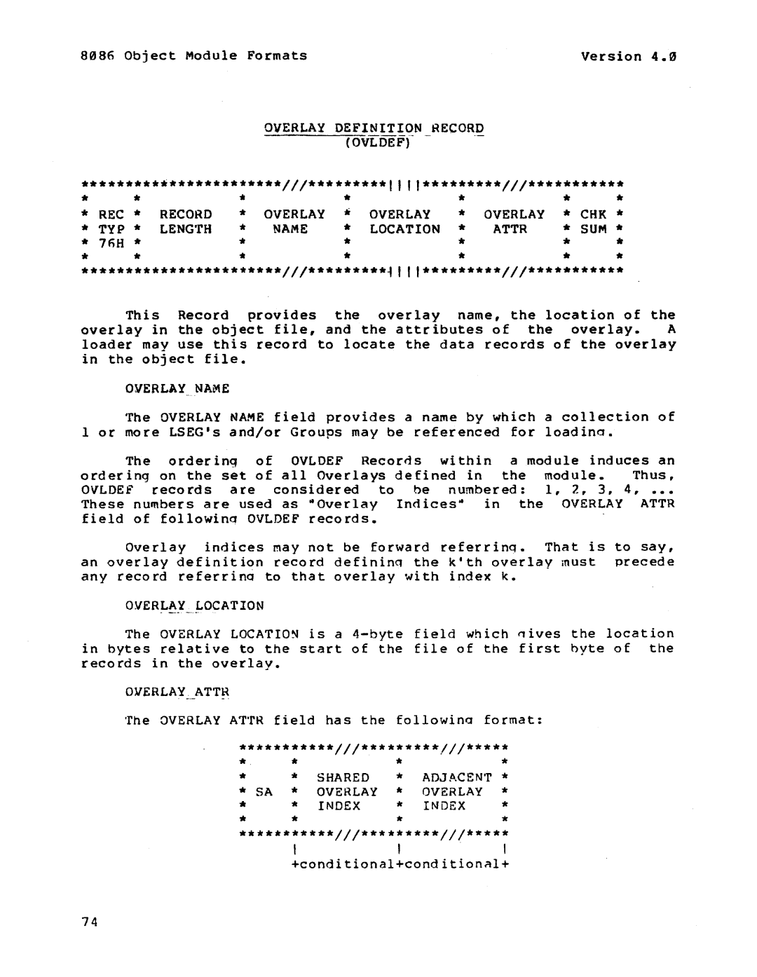 Intel 121748-001 manual Overlay Attr 