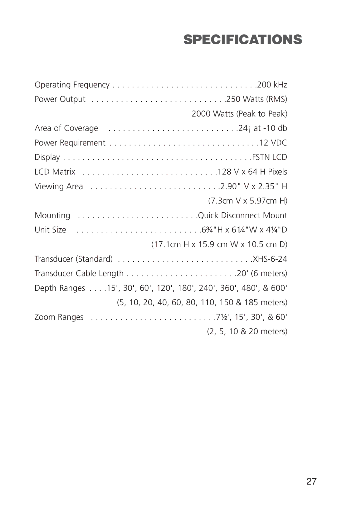 Intel 150SX manual Specifications 