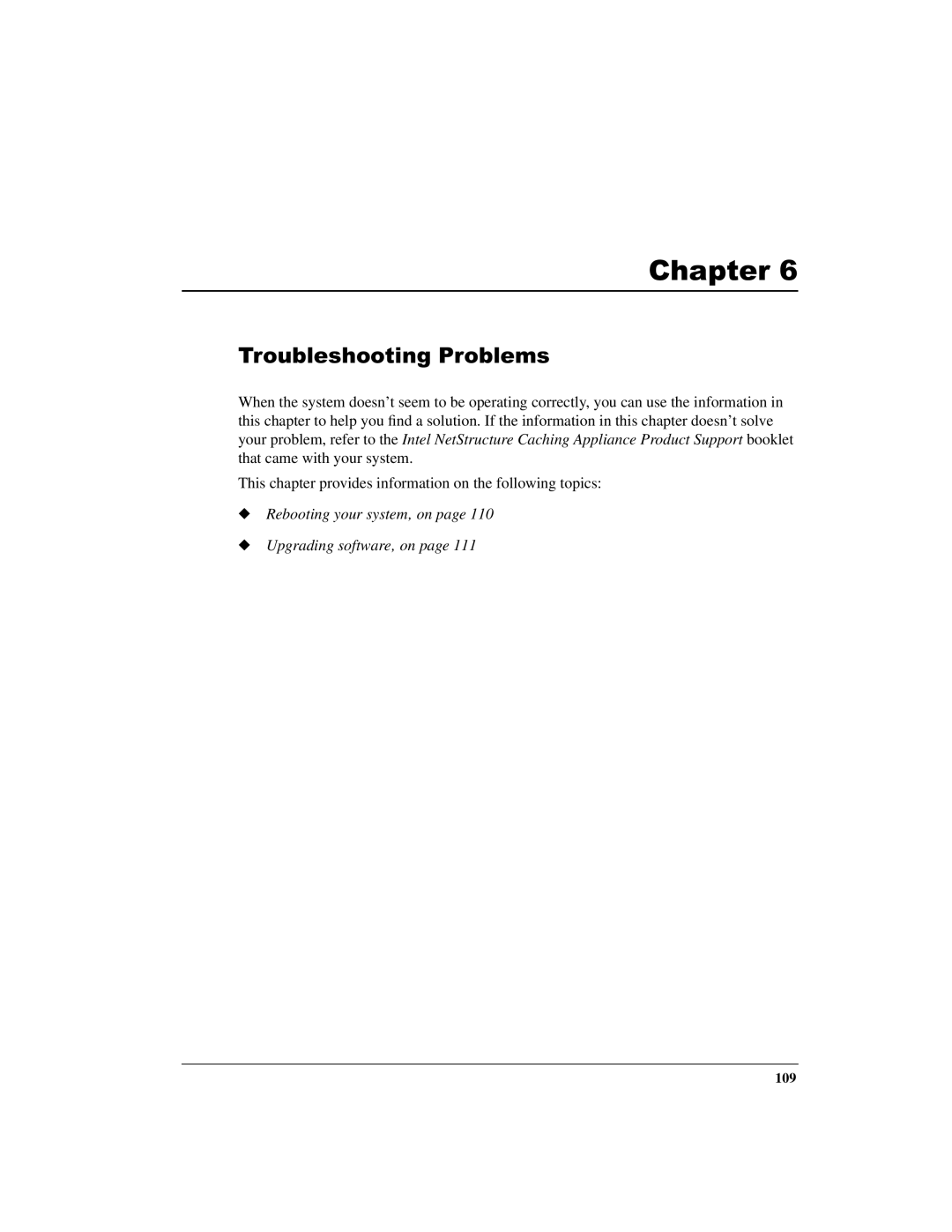 Intel 1520 manual Troubleshooting Problems 