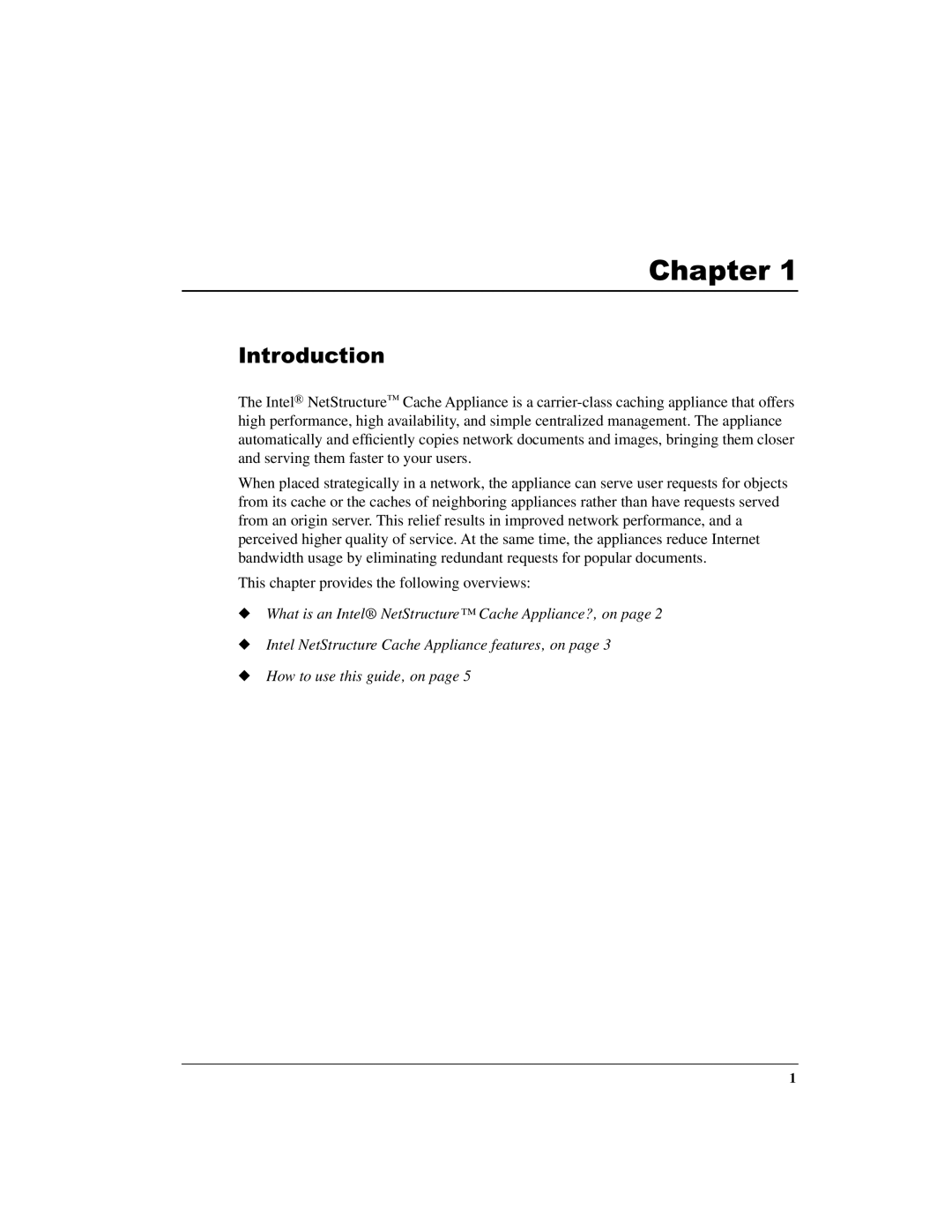 Intel 1520 manual Chapter, Introduction 