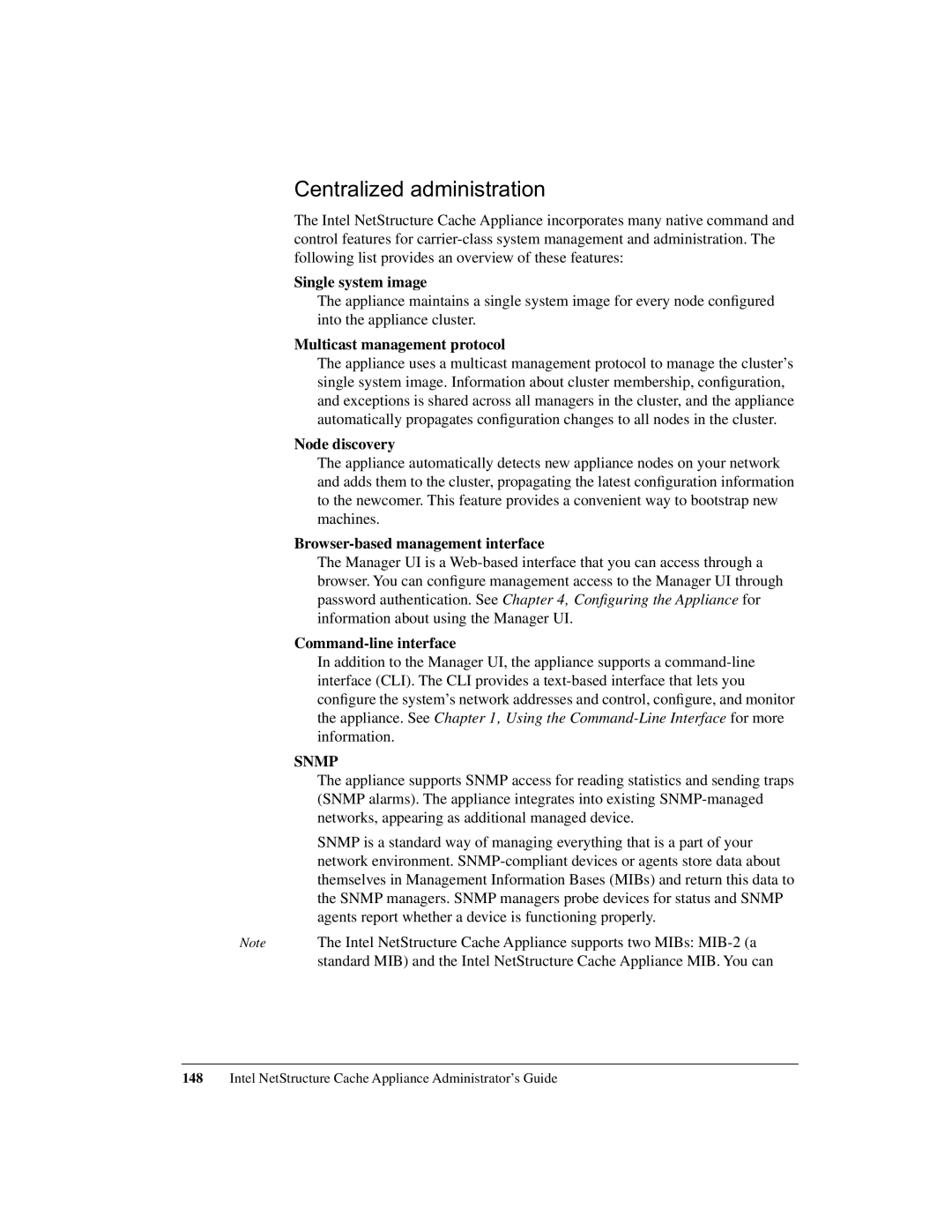 Intel 1520 manual Centralized administration 