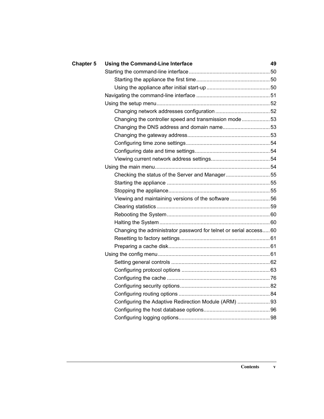 Intel 1520 manual Using the Command-Line Interface 