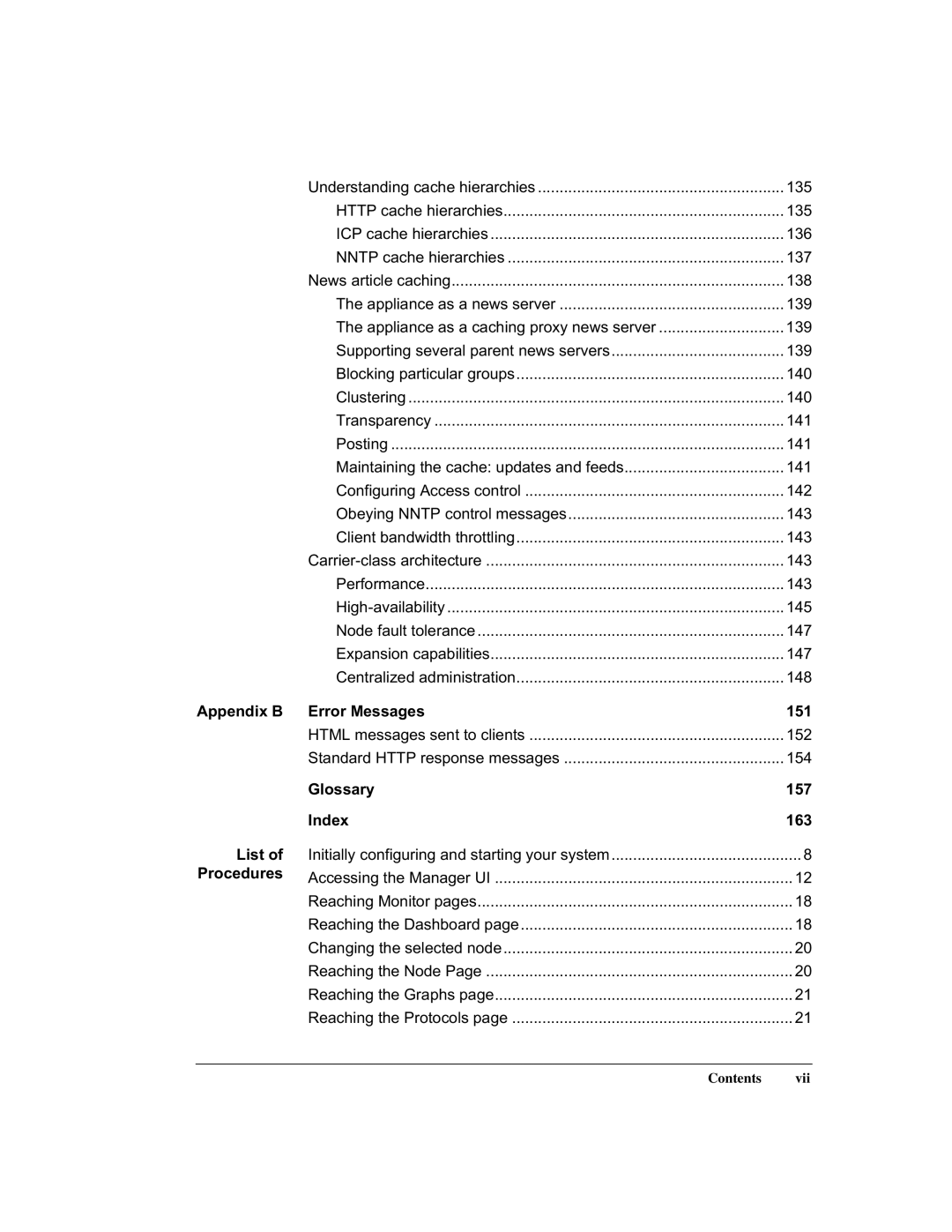 Intel 1520 manual Error Messages 151 