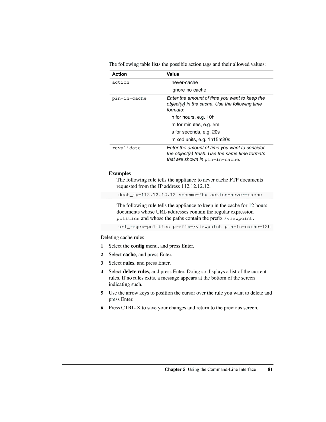 Intel 1520 manual Destip=112.12.12.12 scheme=ftp action=never-cache 