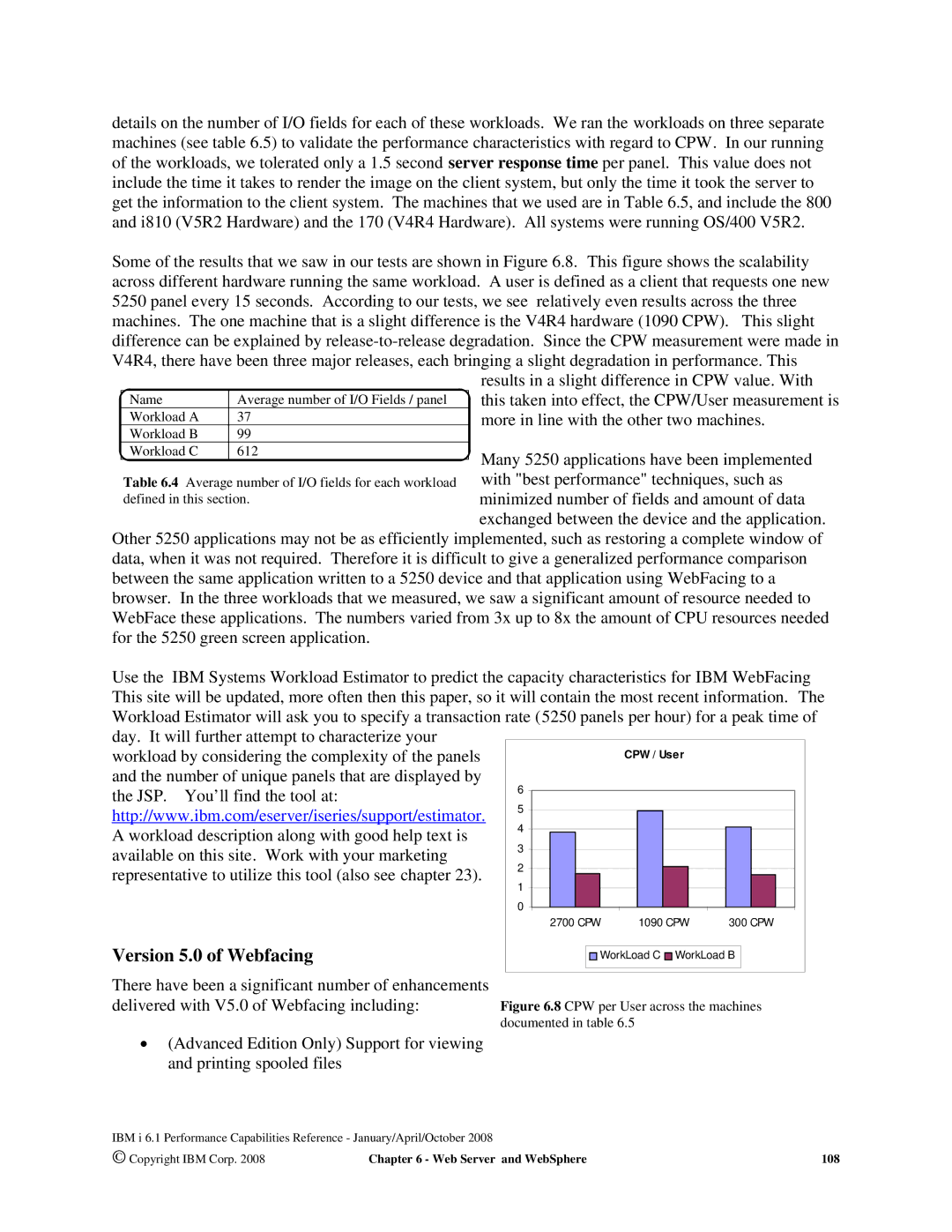 Intel 170 Servers, AS/400 RISC Server, 7xx Servers manual Version 5.0 of Webfacing, More in line with the other two machines 