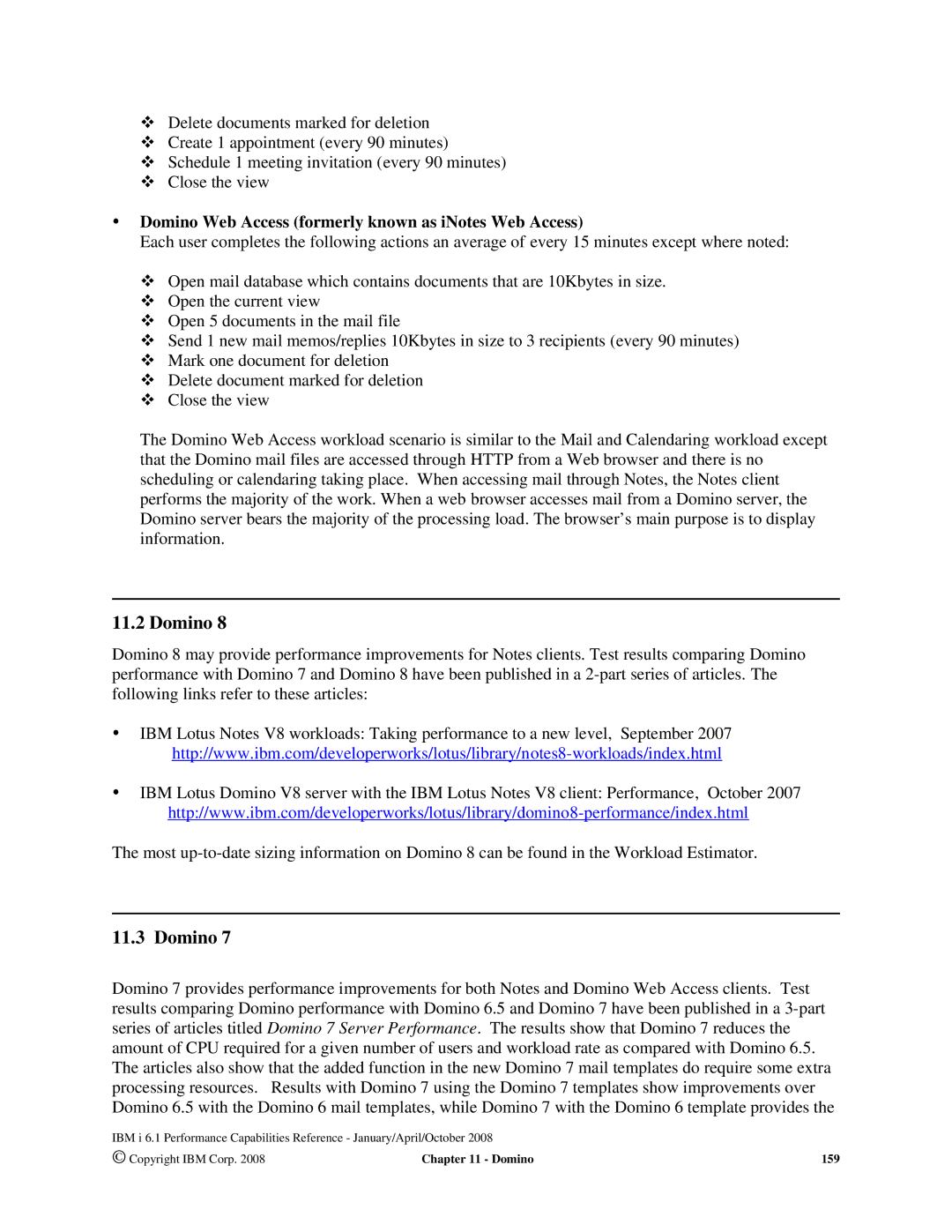 Intel 170 Servers, AS/400 RISC Server, 7xx Servers manual Domino Web Access formerly known as iNotes Web Access 