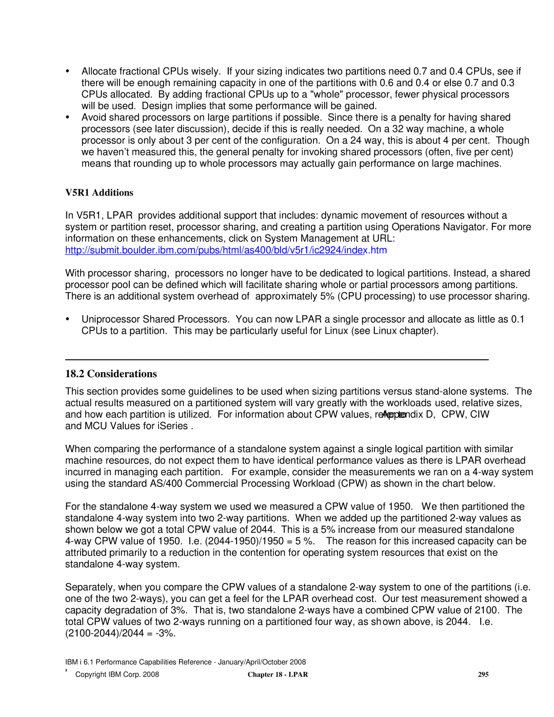 Intel AS/400 RISC Server, 170 Servers, 7xx Servers manual Considerations, V5R1 Additions 