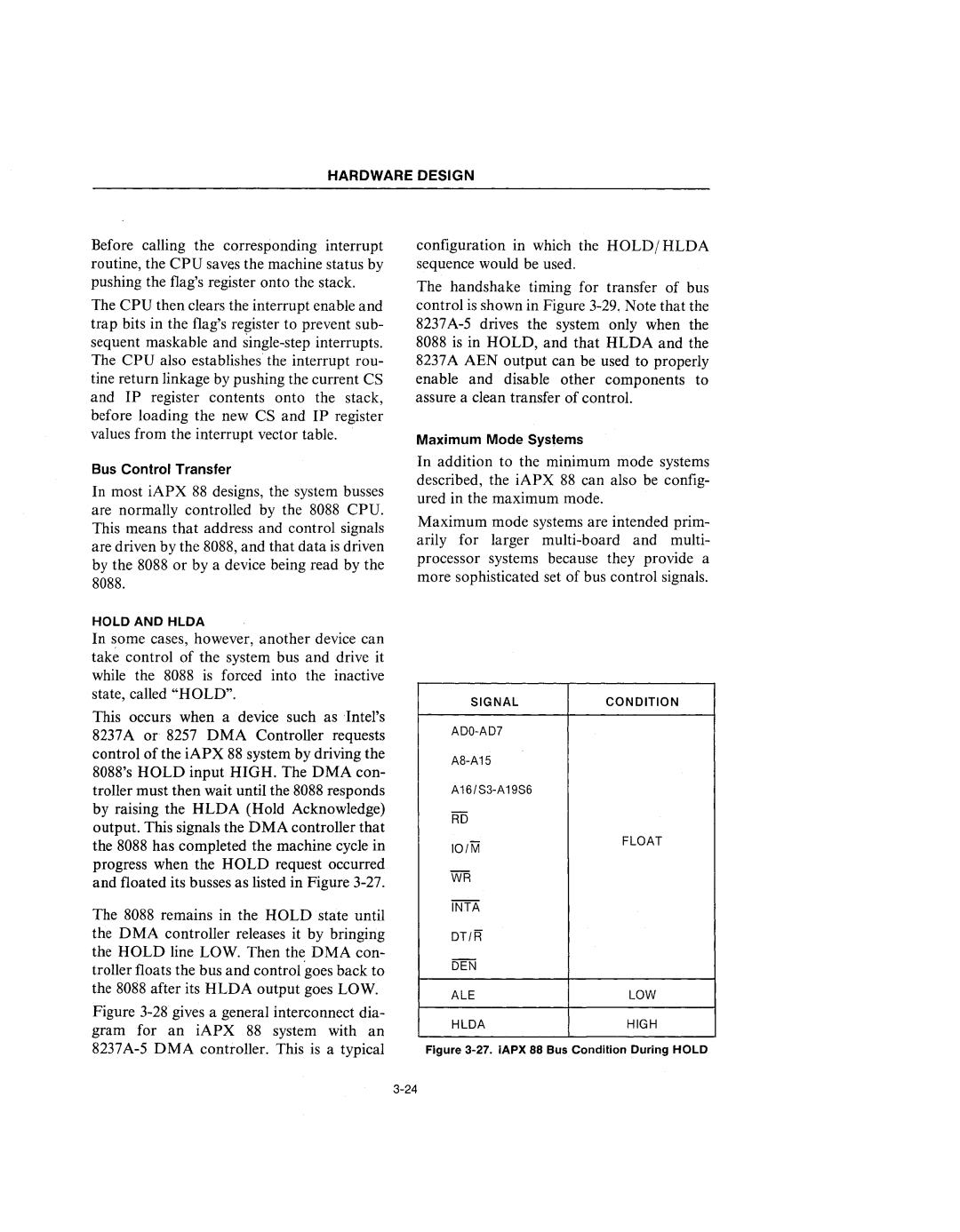 Intel 210200-002 manual Bus Control Transfer 