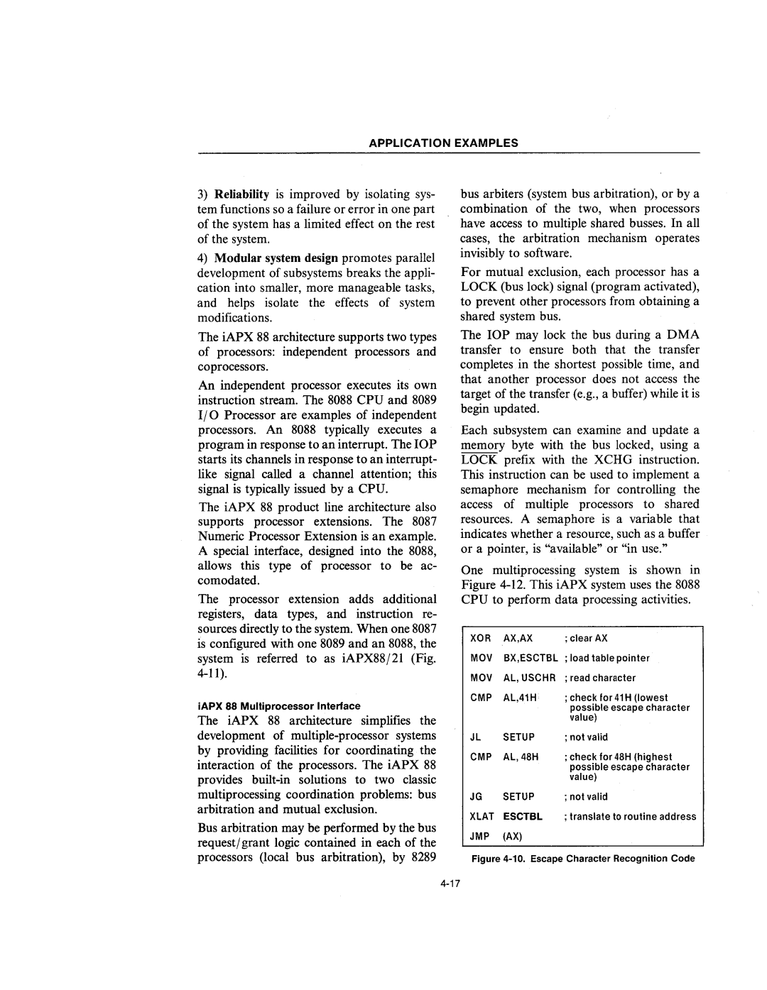 Intel 210200-002 manual IAPX 88 Multiprocessor Interface 