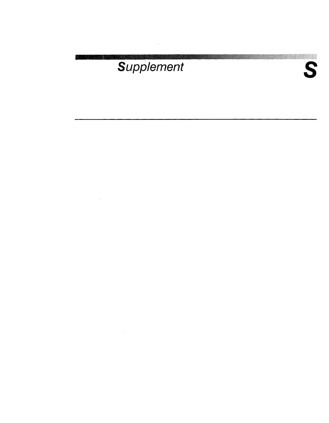 Intel 210200-002 manual Supplement 