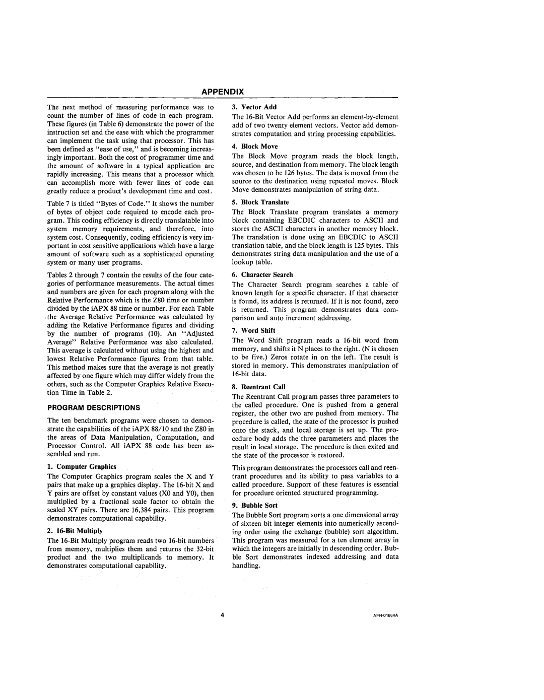 Intel 210200-002 manual Block Move 