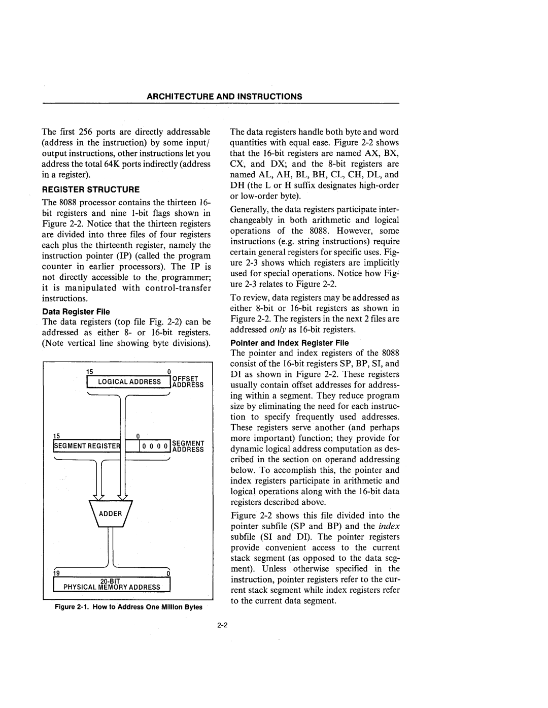 Intel 210200-002 manual Architecture and Instructions 