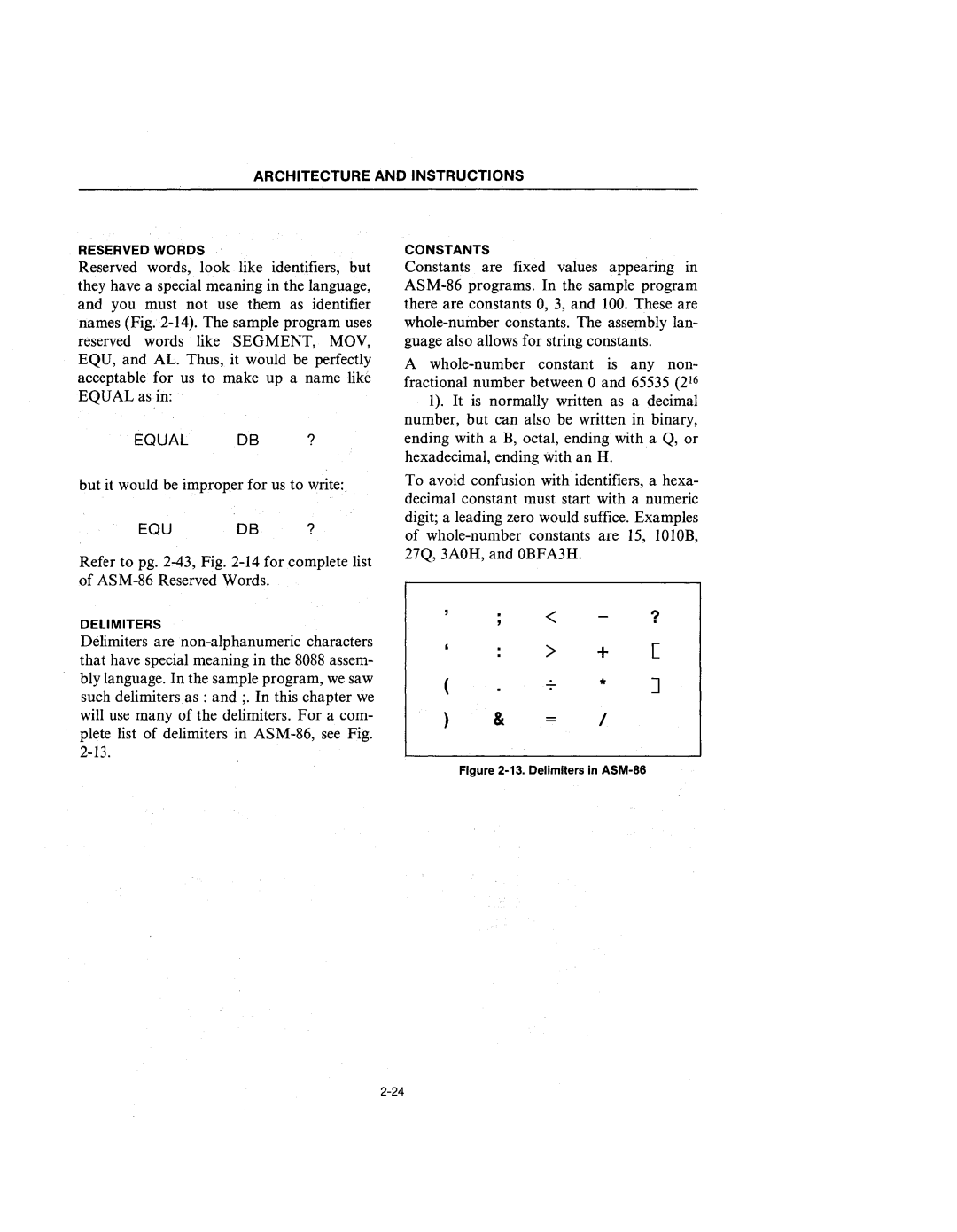 Intel 210200-002 manual Equal DB ? 