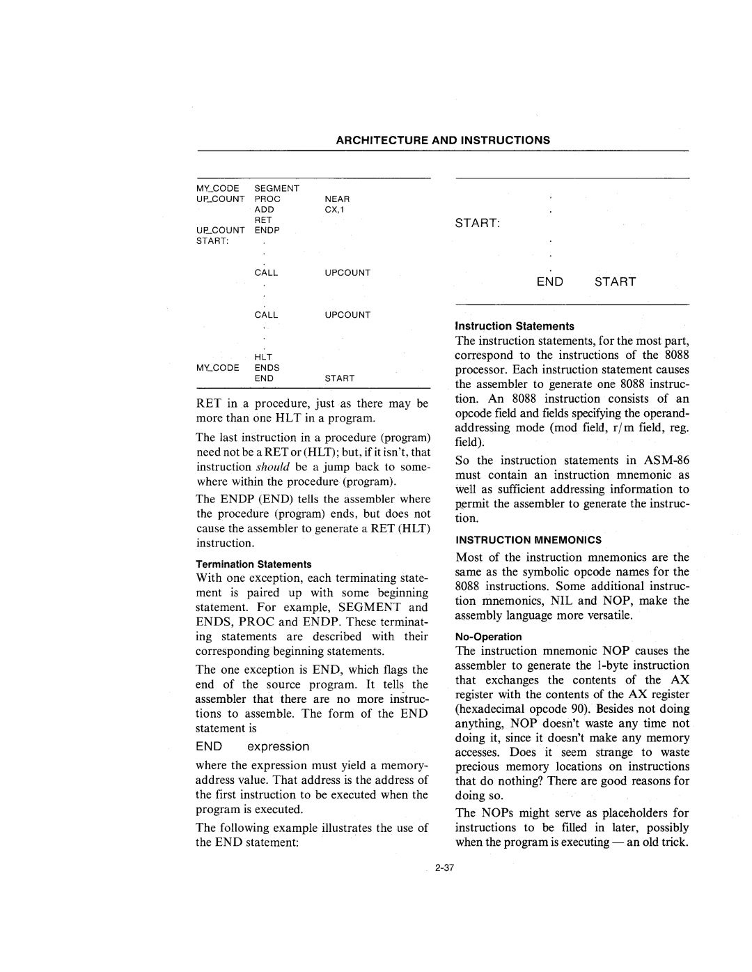 Intel 210200-002 manual Retstart 