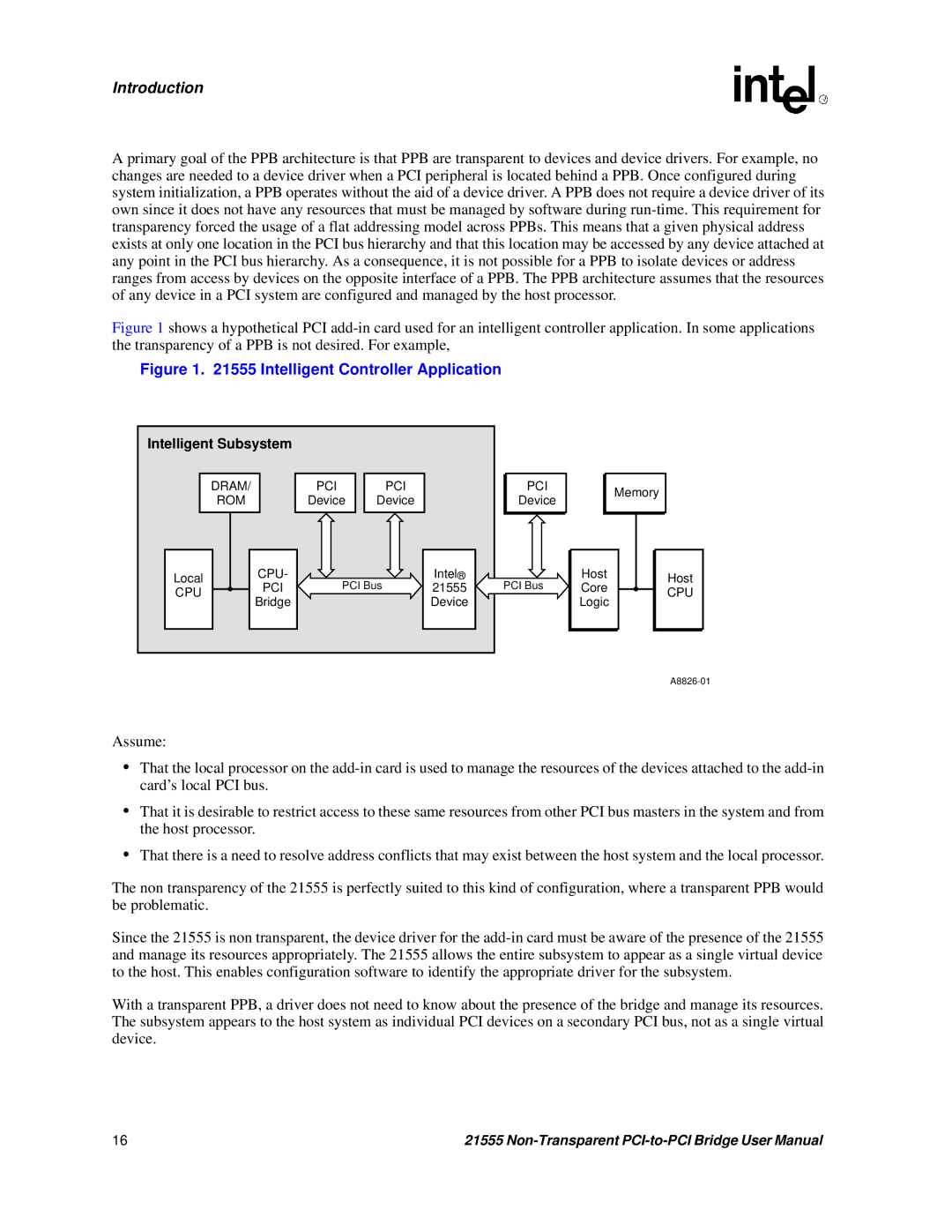 Intel 21555 user manual Dram PCI ROM, Cpu Pci 