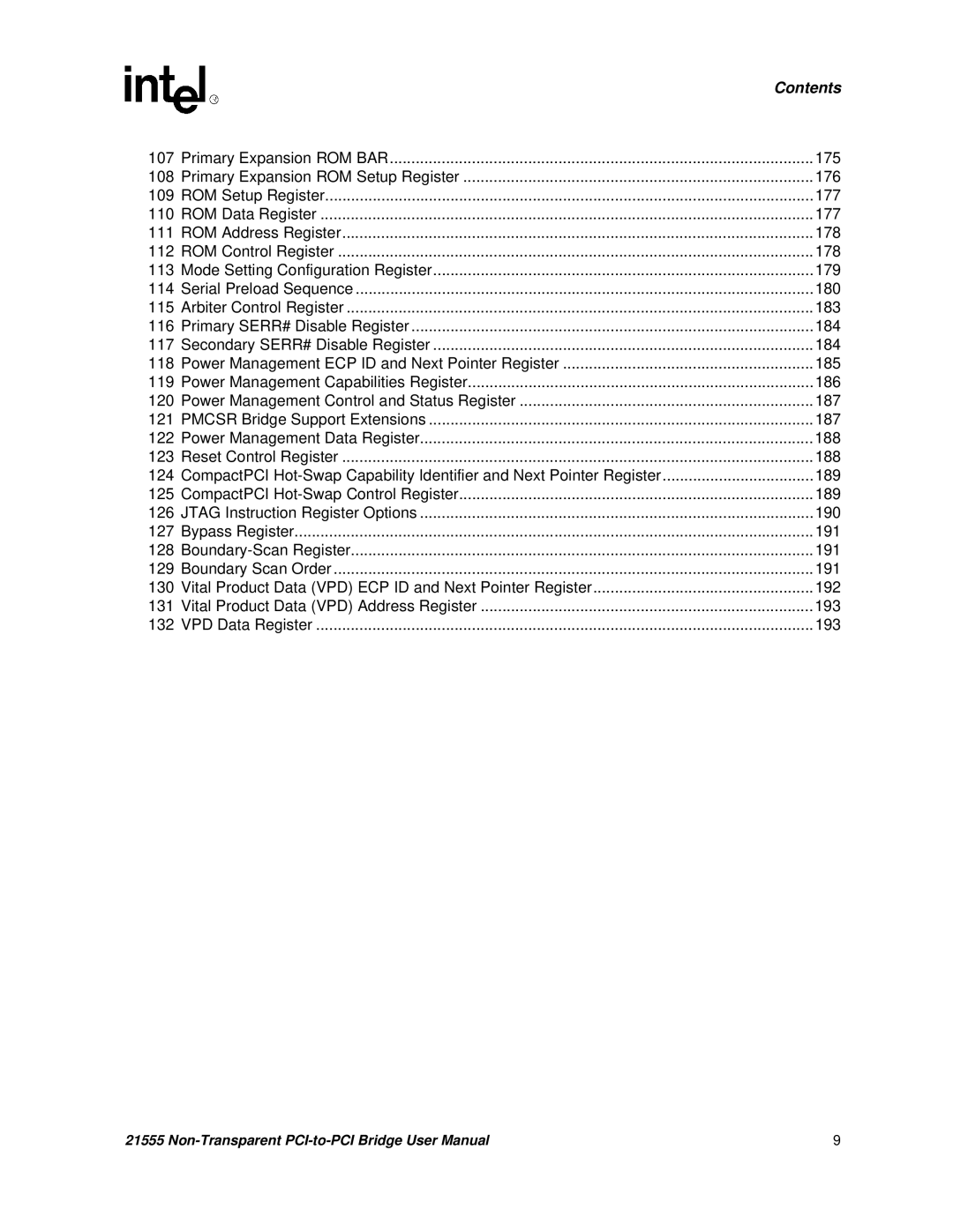 Intel 21555 user manual 108 