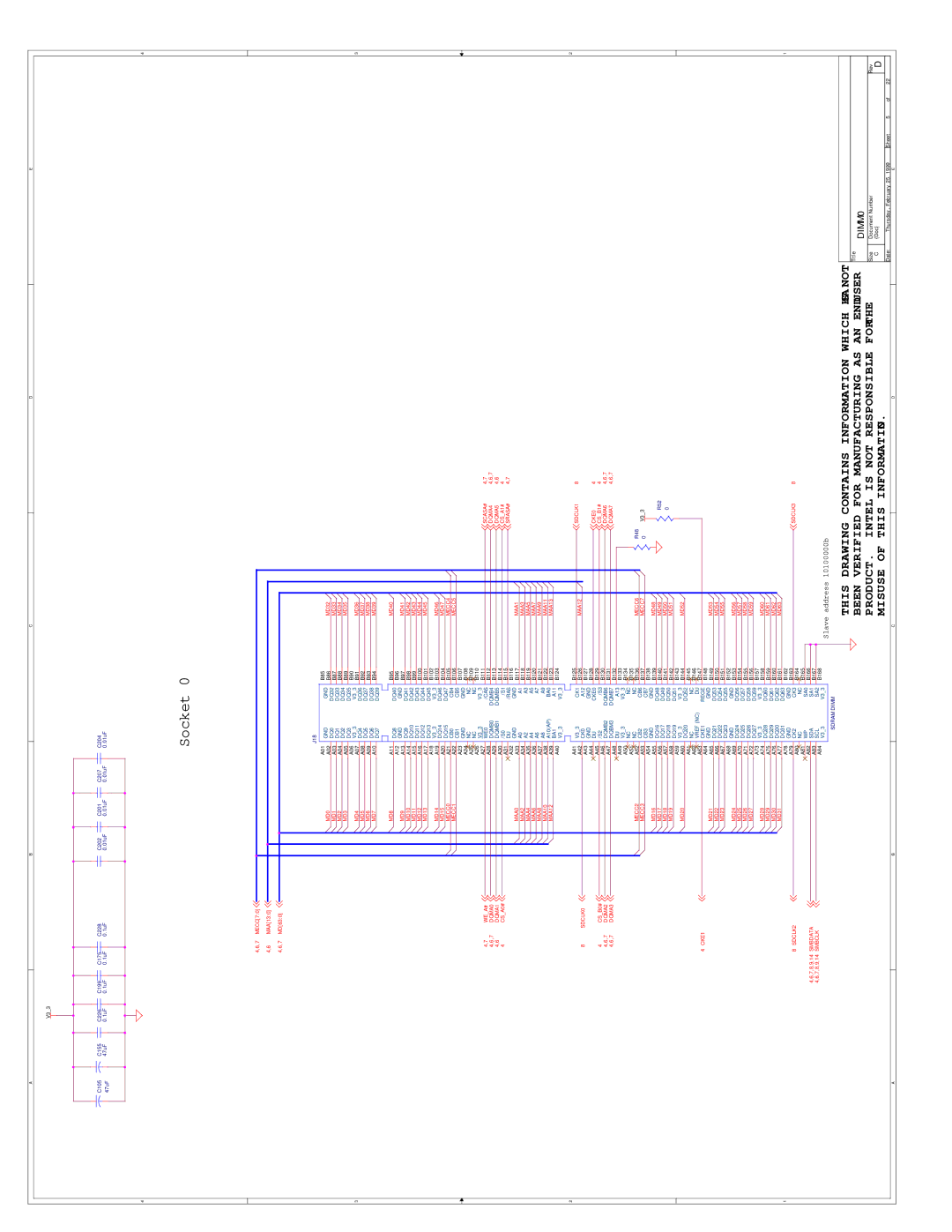 Intel 273246-002 manual Socket 