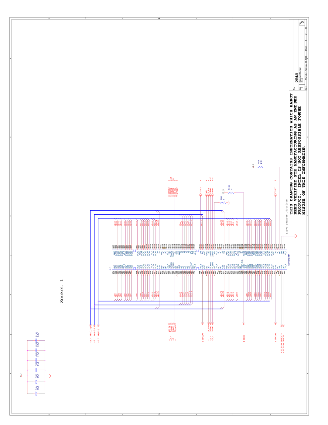 Intel 273246-002 manual DIMM1 