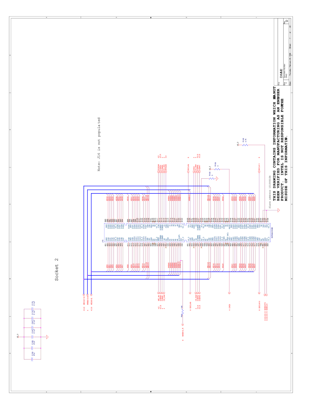 Intel 273246-002 manual DIMM2 