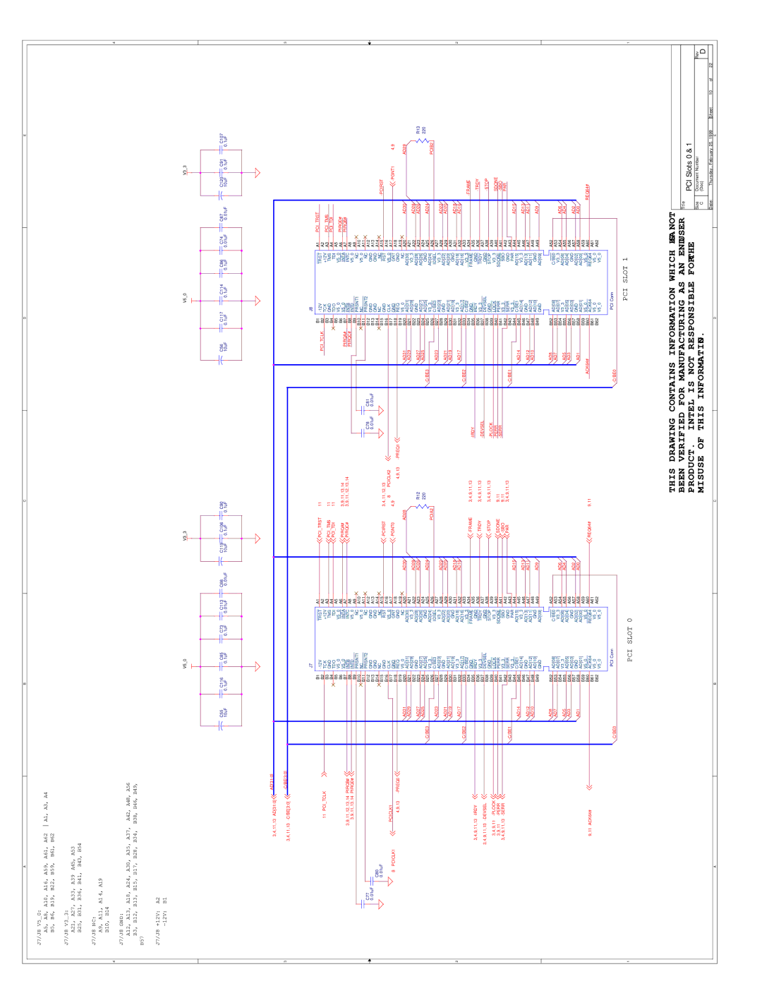 Intel 273246-002 manual PCI Slot 