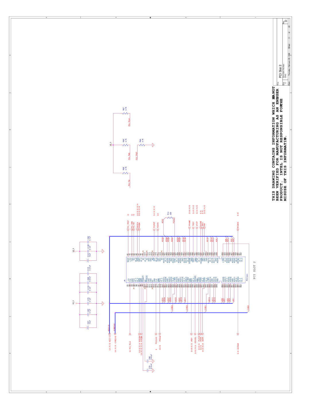 Intel 273246-002 manual PCI Slot 