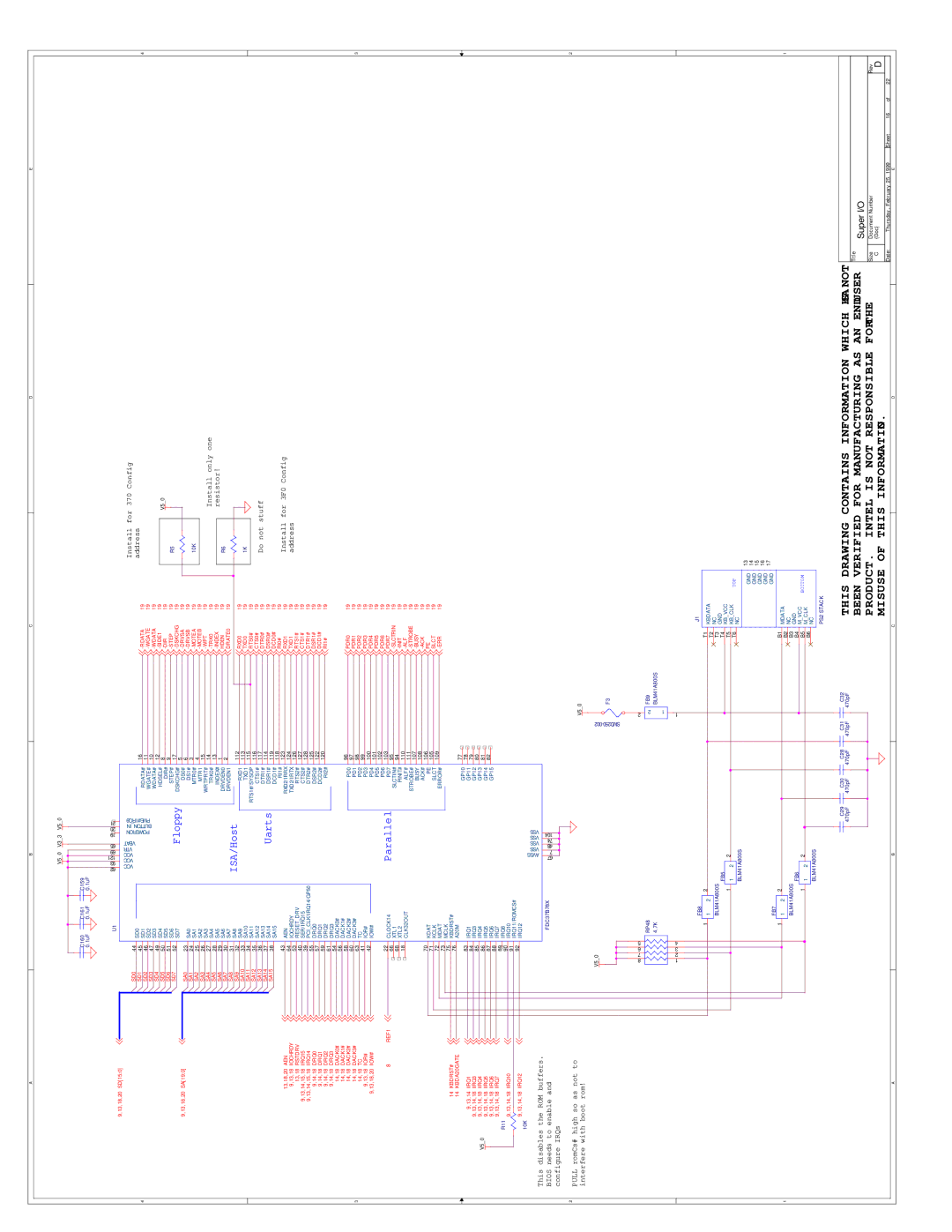 Intel 273246-002 manual ISA/Host 