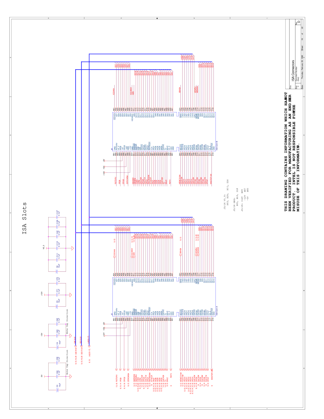 Intel 273246-002 manual ISA Slots 